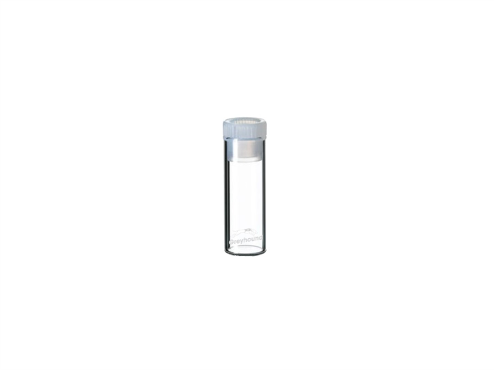 Picture of 2mL Shell Vial, Clear Glass with 12mm PE Snap Plug
